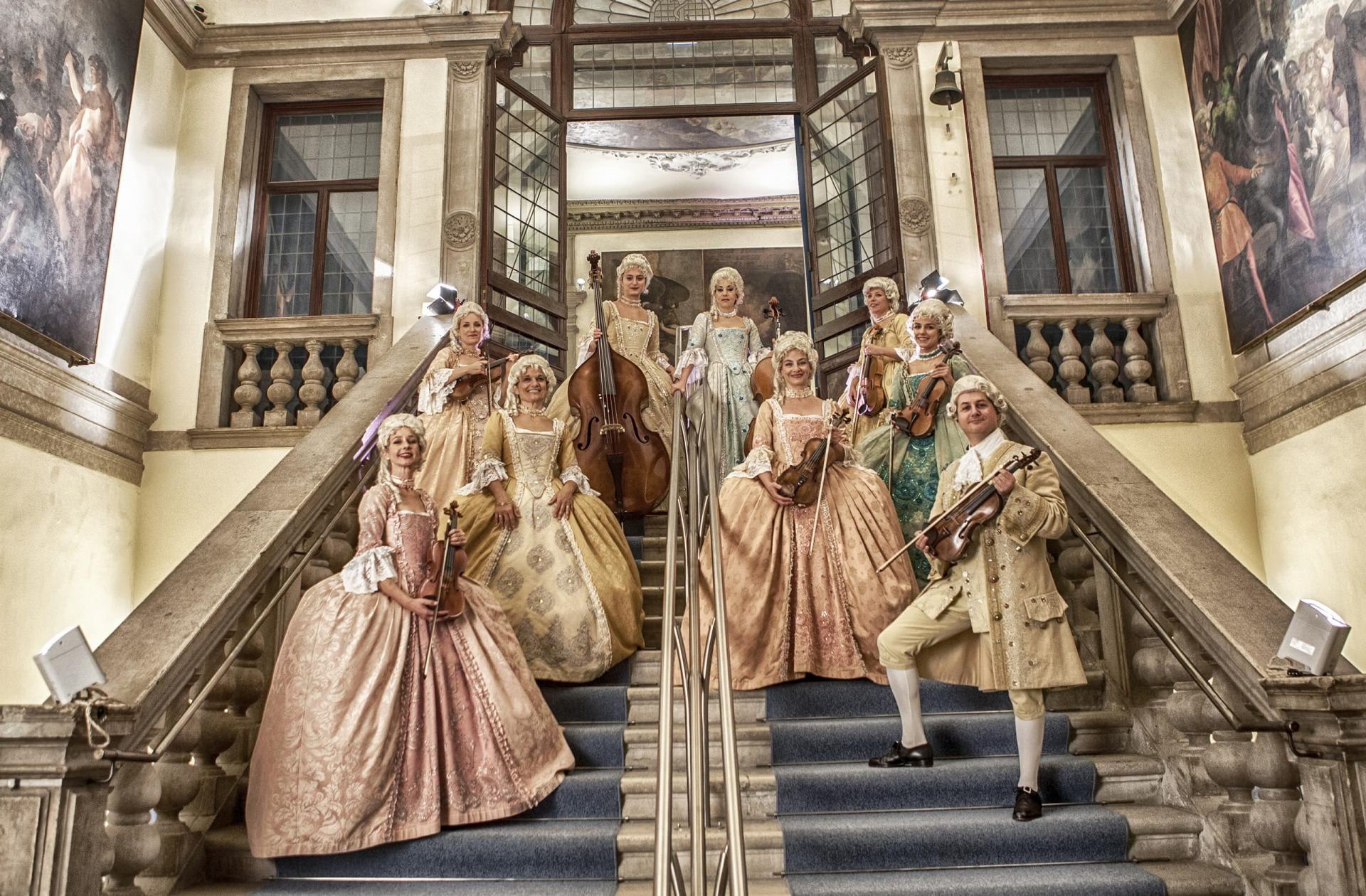 The Four Seasons by Antonio Vivaldi Venice Musicians in Baroque Costumes