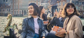 Promenade en gondole partagée dans la cité lagunaire