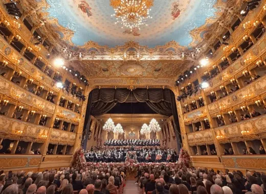 Venice New Years Concert at La Fenice Opera Theater Italy