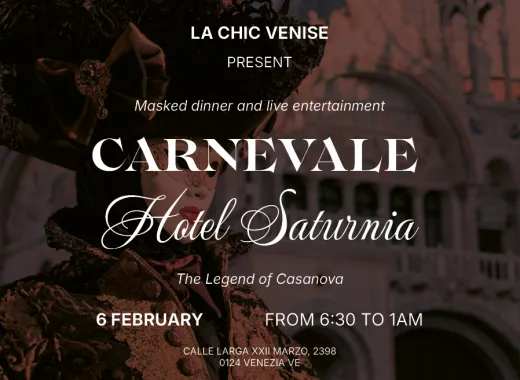 Casanova Carnaval Veneția 2027
